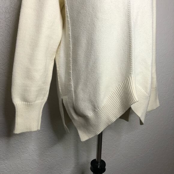 Anthropologie Maeve cream mock turtleneck sweater size Small - Picture 3 of 16